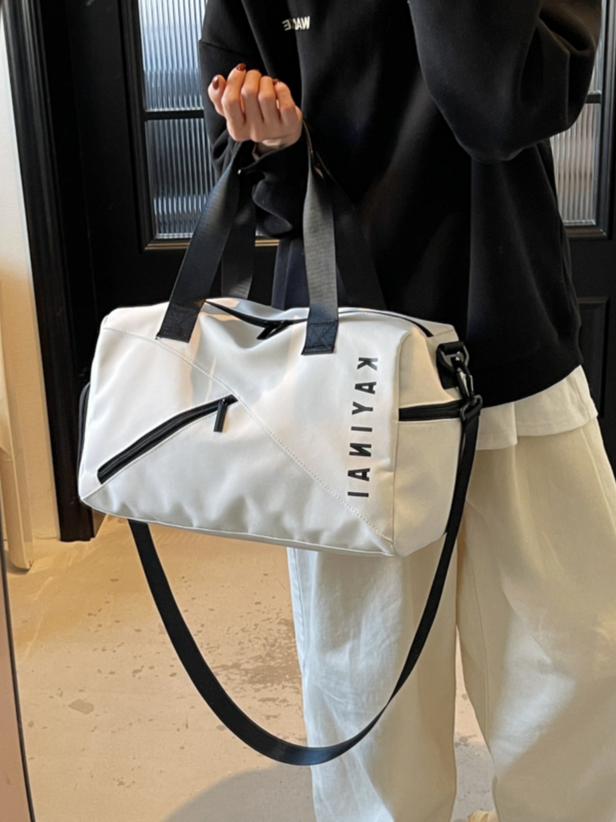 Women's Gym Bag with Dry Wet Separation | Sports Training & Yoga Bag for Short Trips & Business Travel