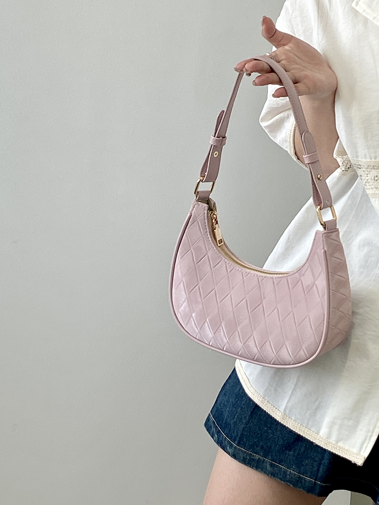 Women's High-End Crescent Bag - Niche Design Underarm Handbag, Small Crossbody Shoulder Bag for 2025 Fashion Trends