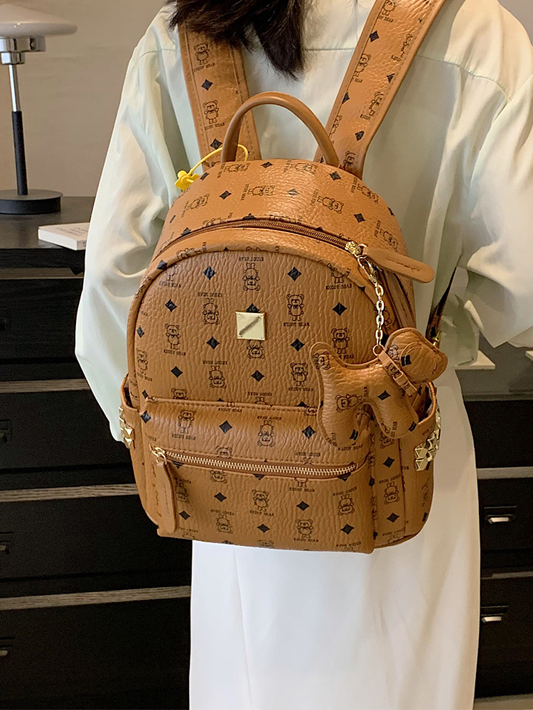 Women's High-End Fashion Backpack 2025 - Stylish School Bag for College Students & Trendy Travel Handbag