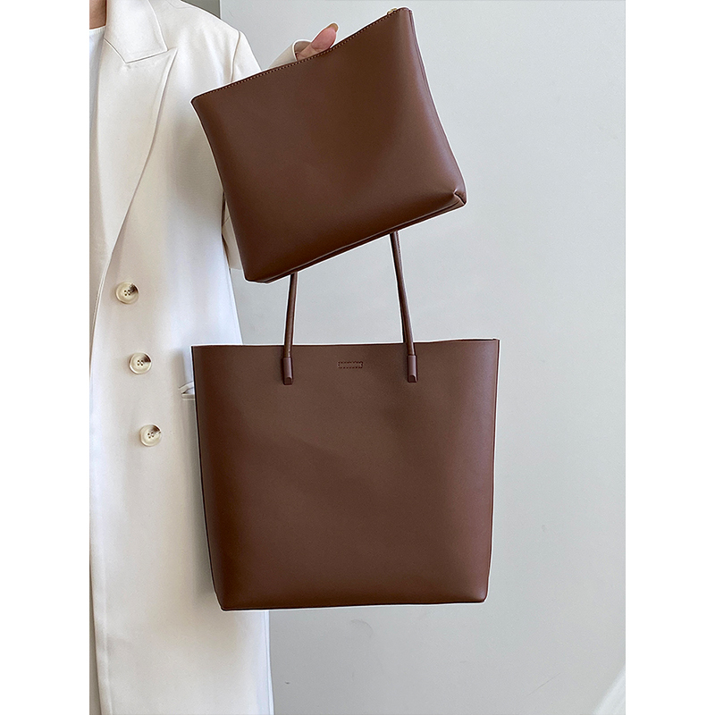 Women's Korean Style Commuter Tote Bag - Large Capacity Shoulder Bag for Spring/Summer 2025 - Trendy Niche Design