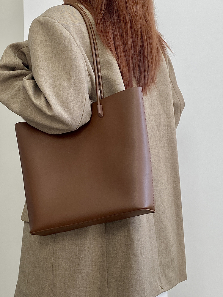 Women's Korean Style Commuter Tote Bag - Large Capacity Shoulder Bag for Spring/Summer 2025 - Trendy Niche Design