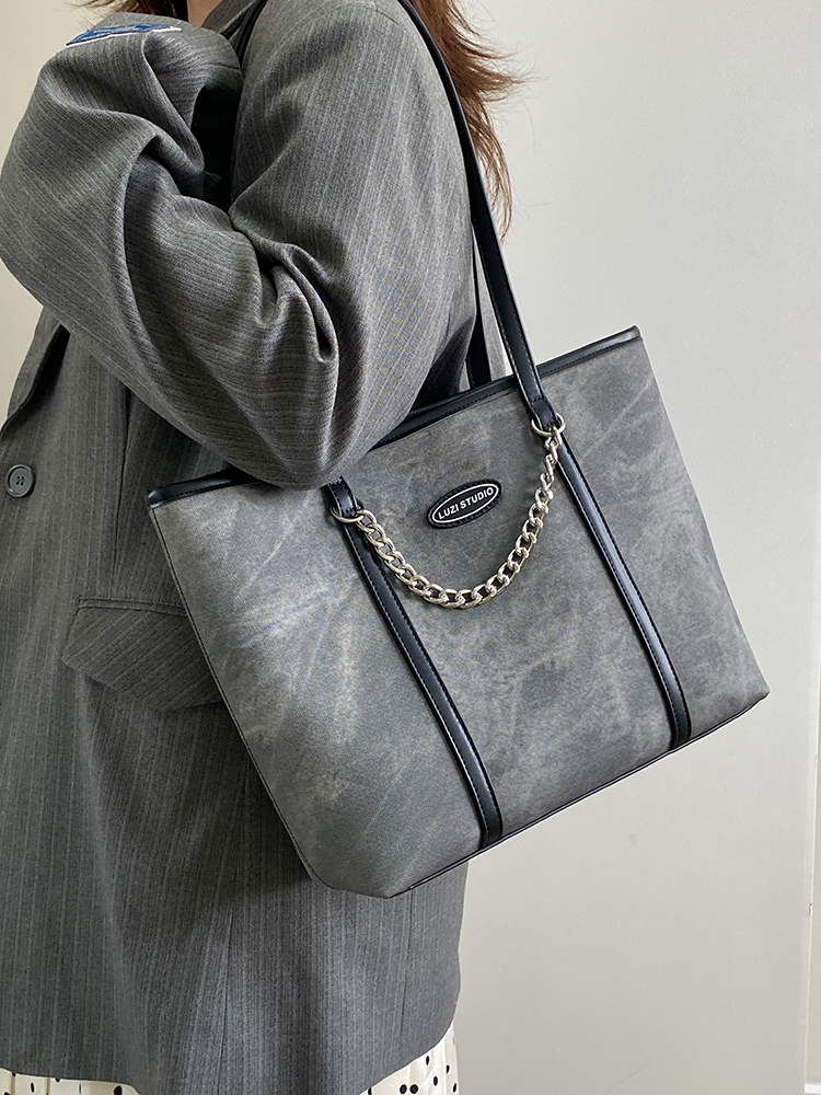 Women's Large Capacity High-End Tote Bag - Spring Summer Deer Design Shoulder Handbag for 2025 Fashion