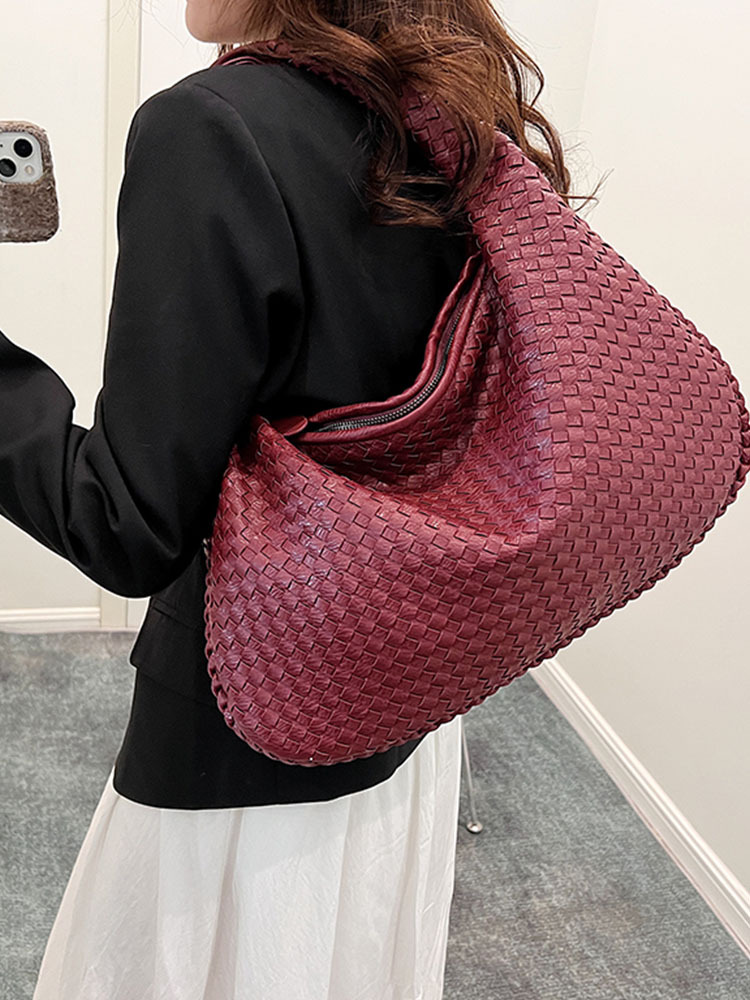 Women's Minimalist Dumpling Handbag - Large Capacity Casual Shoulder Bag for Spring/Summer 2025 Fashion