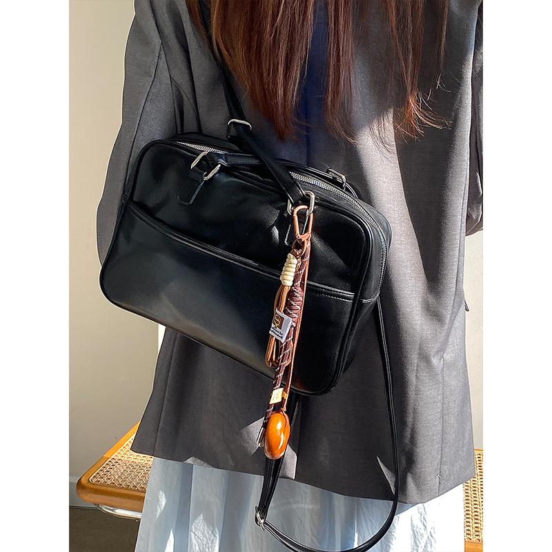 Women's Multi-Functional Large Capacity Briefcase Backpack - Korean Style Versatile Shoulder Handbag for Everyday Fashion