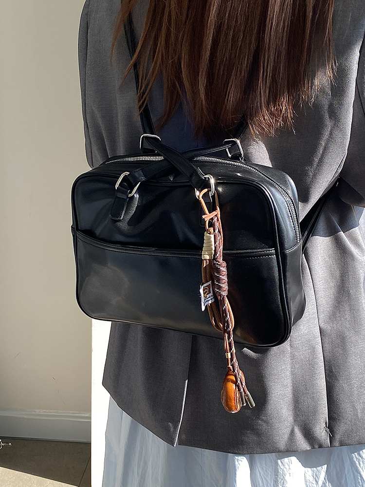 Women's Multi-Functional Large Capacity Briefcase Backpack - Korean Style Versatile Shoulder Handbag for Everyday Fashion