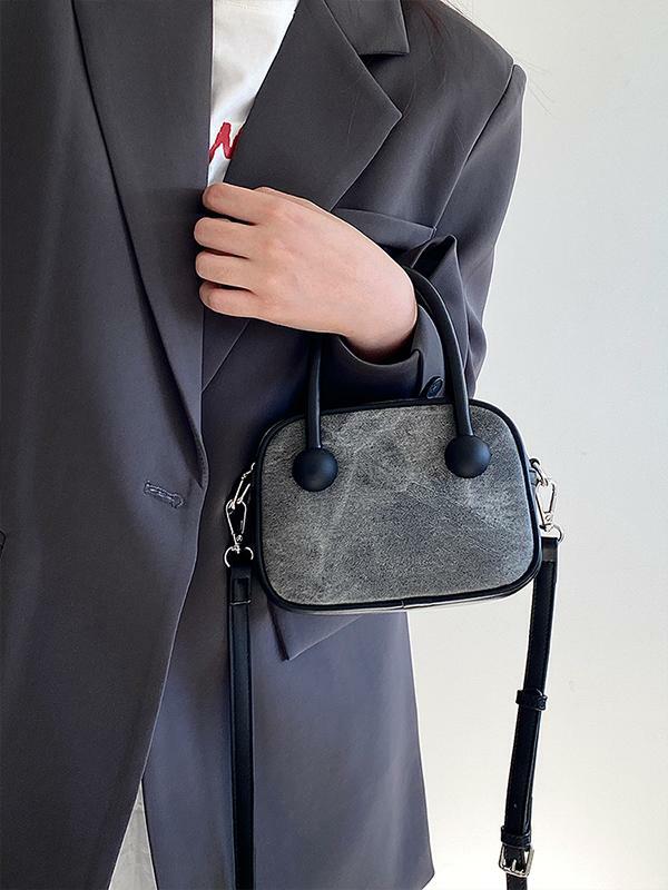 Women's Retro Minimalist Tote Bag - Spring Summer 2025 High-End Crossbody Shoulder Bag for Deer Child Style