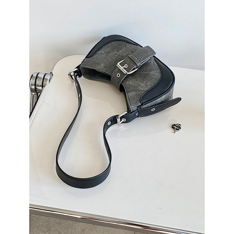 Women's Retro Underarm Saddle Bag - Spring Summer 2025 Versatile Handheld Shoulder Bag, Niche Fashion Inspired by 90s and Y2K Styles