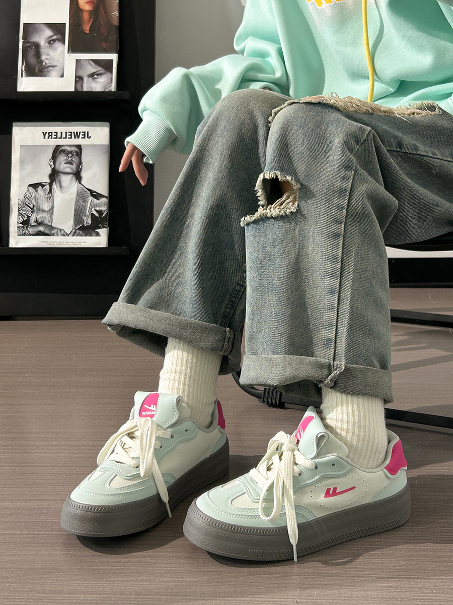Women's Thick-Soled Canvas Shoes - 2025 Summer Korean Style Versatile Breathable Sneakers for Trendy Looks