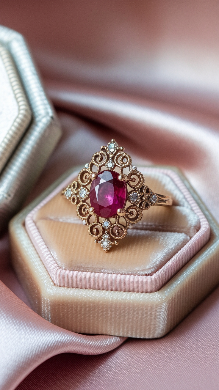 Choosing the Perfect Antique Ruby Ring for You outfit idea