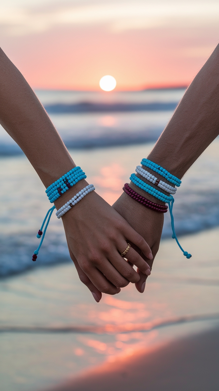 Unique Beaded Bracelets for Couples to Show Love outfit idea