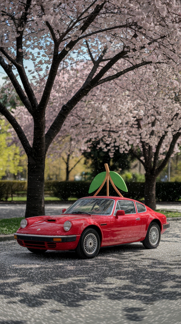 Cherry Car: Adding a Pop of Color to Your Avatar outfit idea