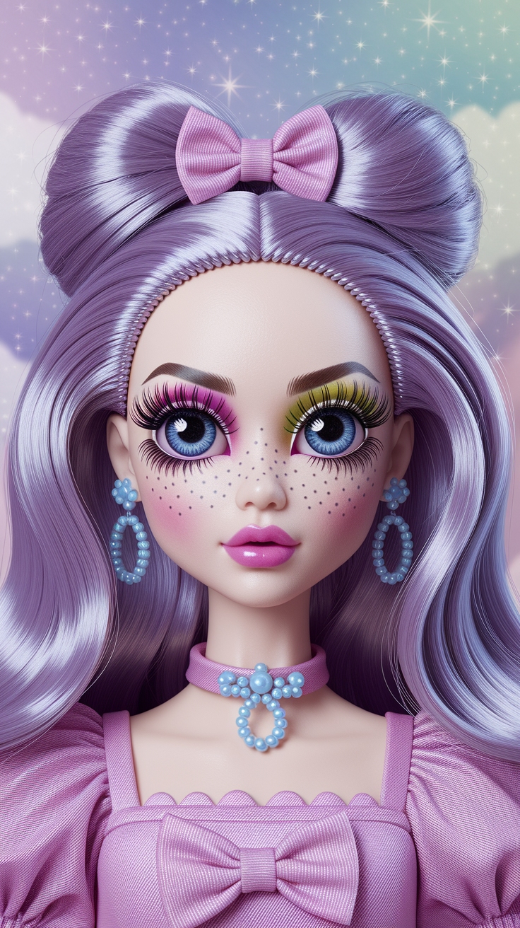 Doll Style Make Up: Creating a Whimsical Look outfit idea