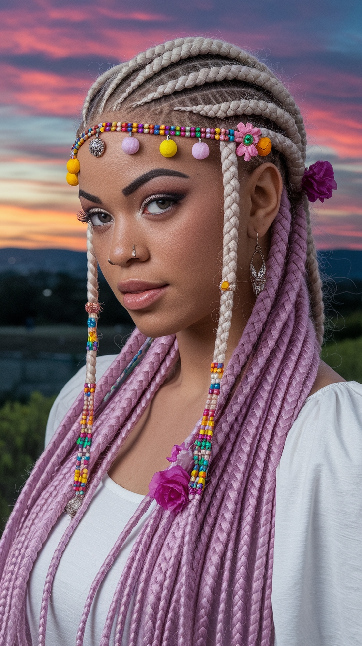 Goddess Twist Braids Hairstyles for Effortless Elegance outfit idea