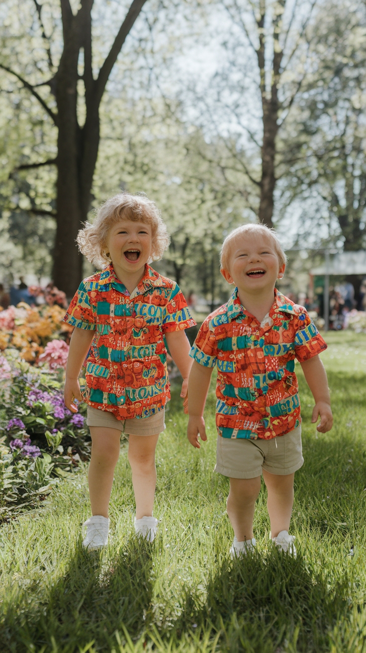 Stylish Matching Cousin Shirts for Family Gatherings outfit idea