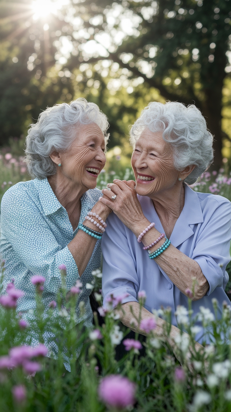 Heartwarming Nana Matching Bracelets for Grandkids outfit idea