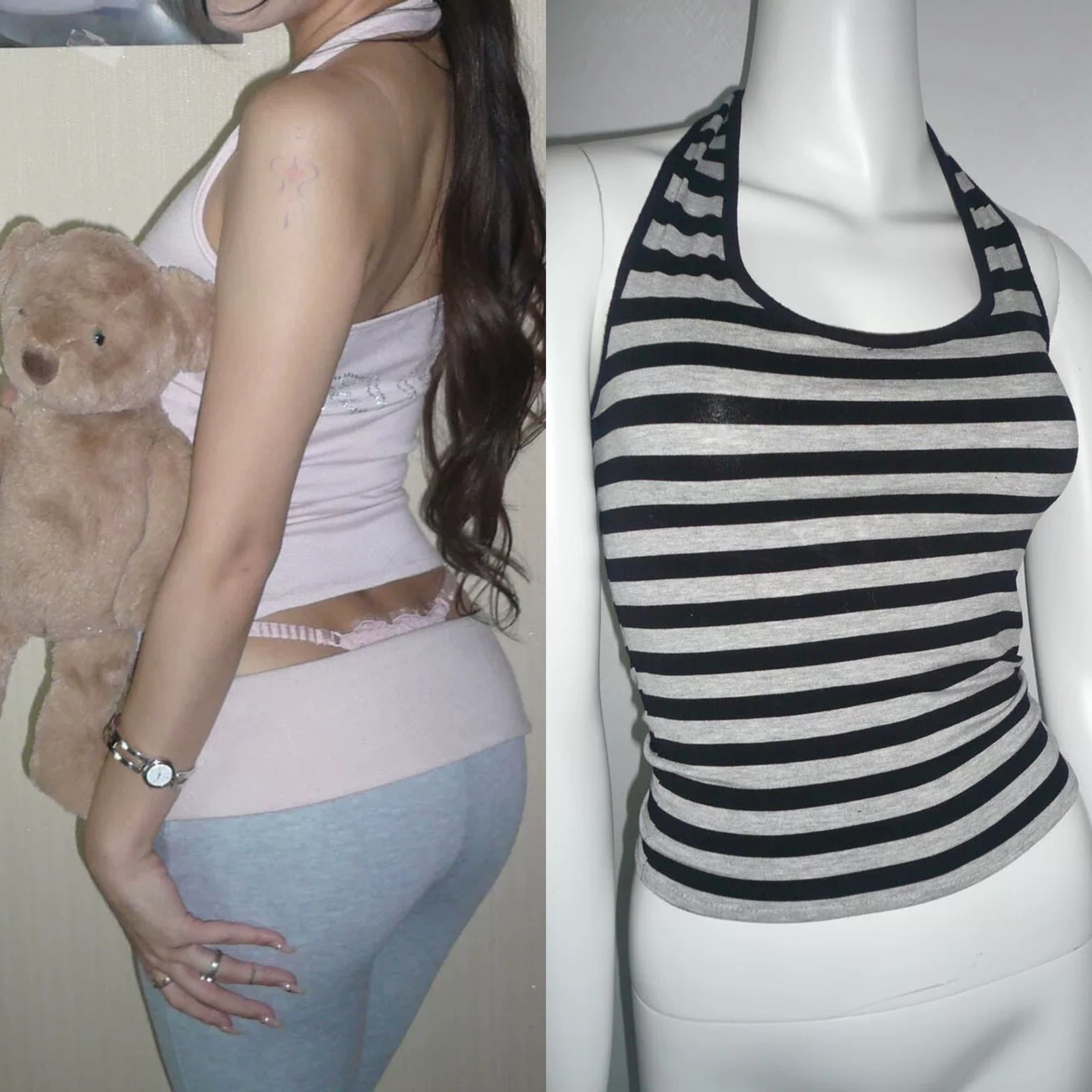 2025 Autumn Winter Halter Slim Fit Sexy Tank Top for Women - Current Angel Number 555 Pure Desire Slimming Style