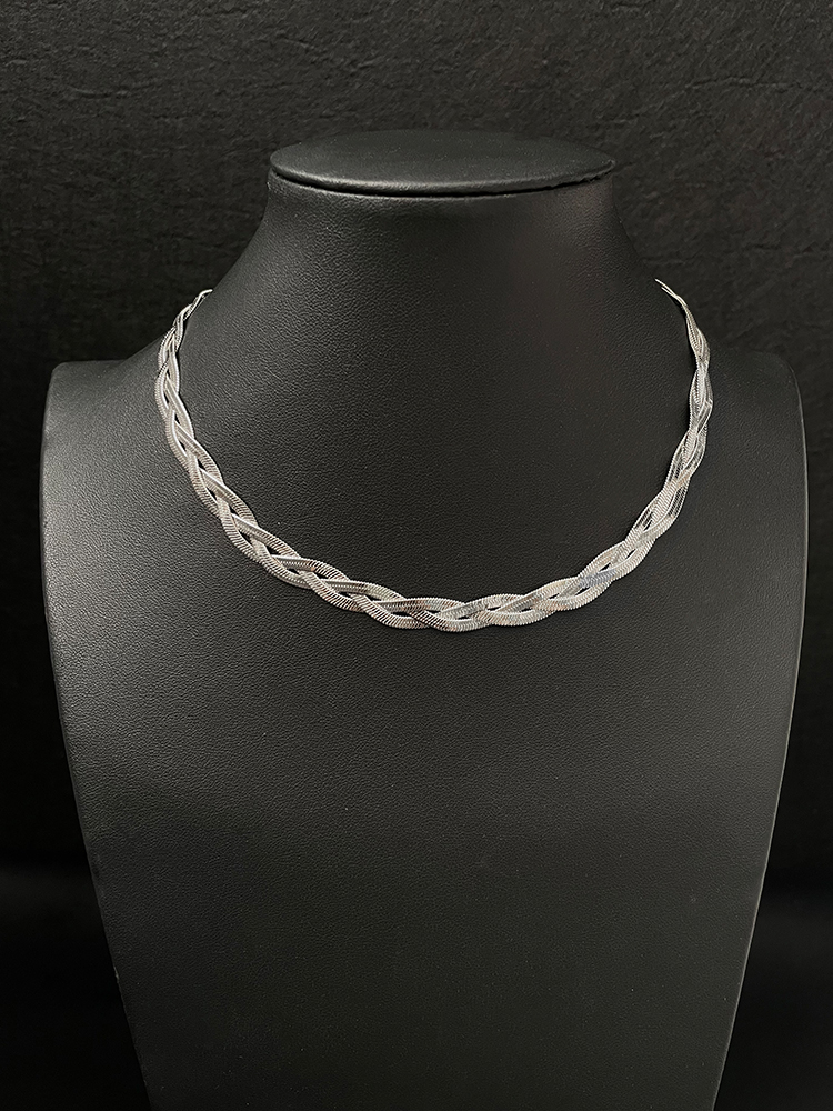 2025 Light Luxury Stainless Steel Titanium Necklace for Women and Men, Colorfast Clavicle Chain Accessory