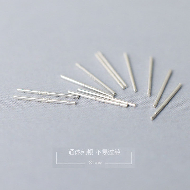 925 Sterling Silver Ear Sticks - Minimalist Unisex Ear Needles for Daily Care, Anti-Closing Ear Plugs for Ear Holes and Bones