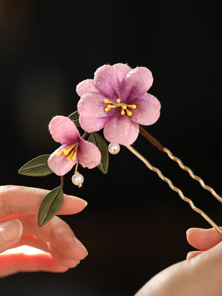 Ancient Style Qipao Hairpin - Fairy Cute Bun Hairstyle Accessories for Women, Hanfu Embellishment