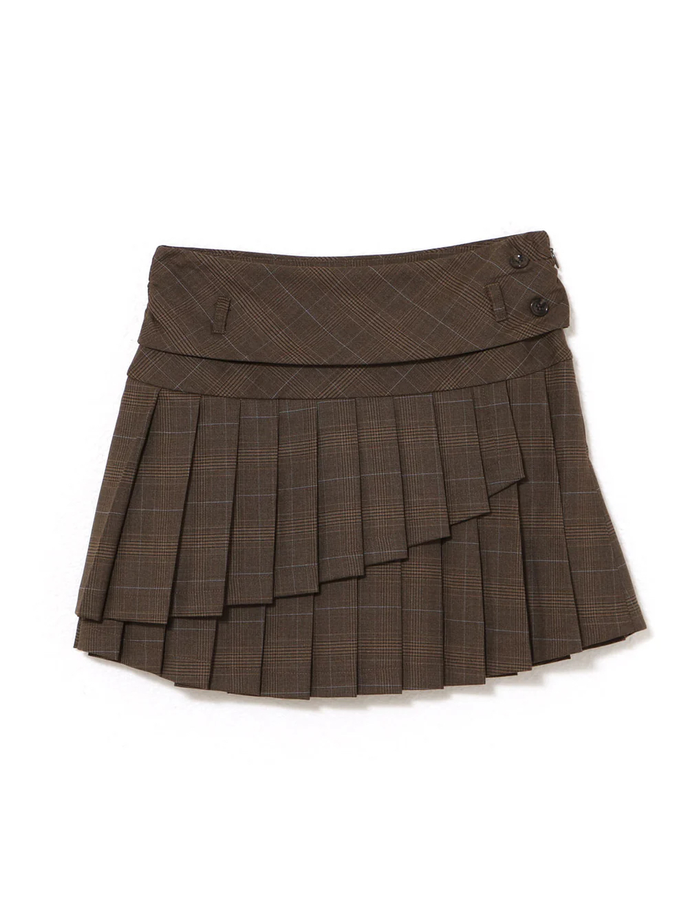 Autumn Winter 2025 Women's Sweet Versatile Plaid Pleated Layered A-Line Short Skirt - Japanese Style Fashion