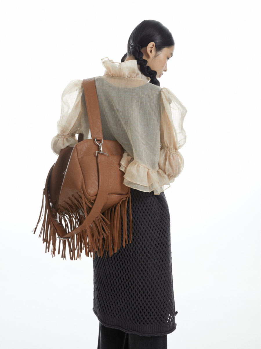 Boho Chic Large Capacity Motorcycle Square Bag - Stylish Vintage Design for Everyday Use, Perfect for 90s and Y2K Fashion Lovers