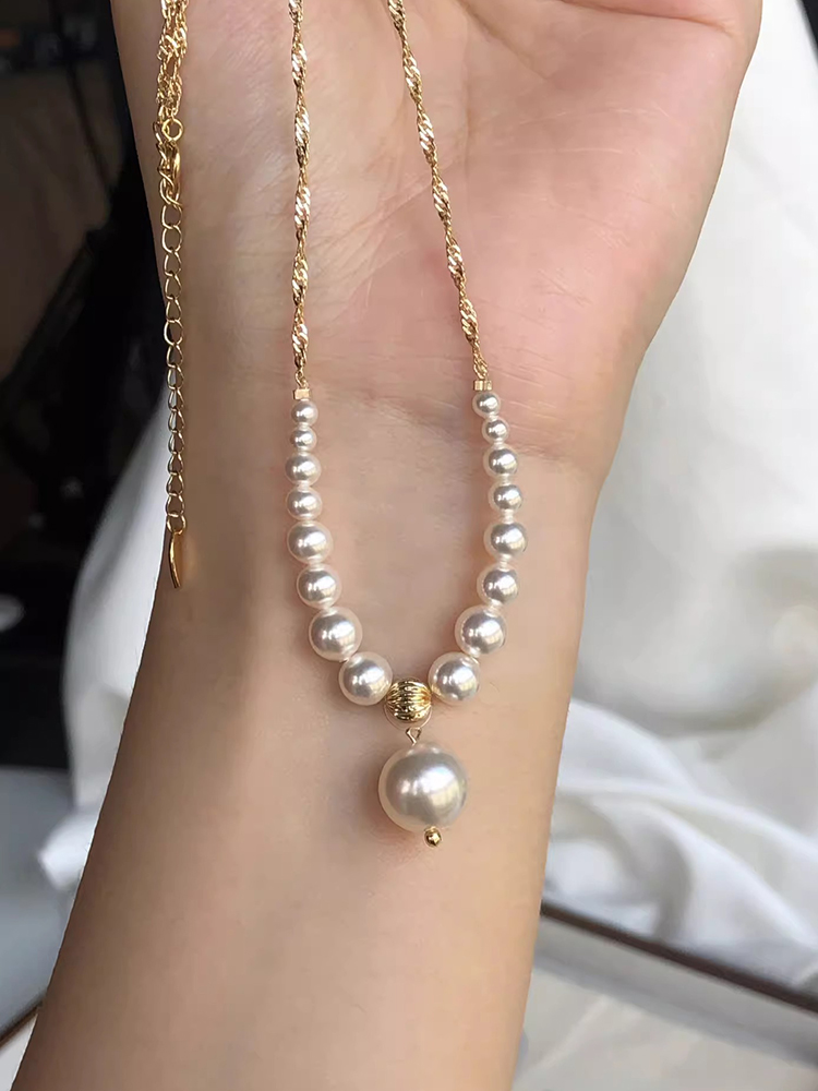 Classy French Pearl Necklace for Women - Light Luxury Niche Design Neck Chain