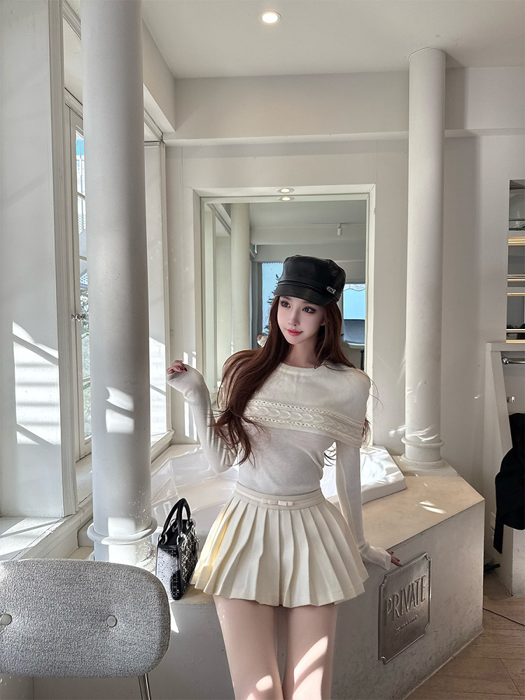 Elegant Pleated Mini Skirt for Women - Designer-Inspired Summer Fashion, Ultra Short Love Song Style, Perfect for 90s & Y2K Looks