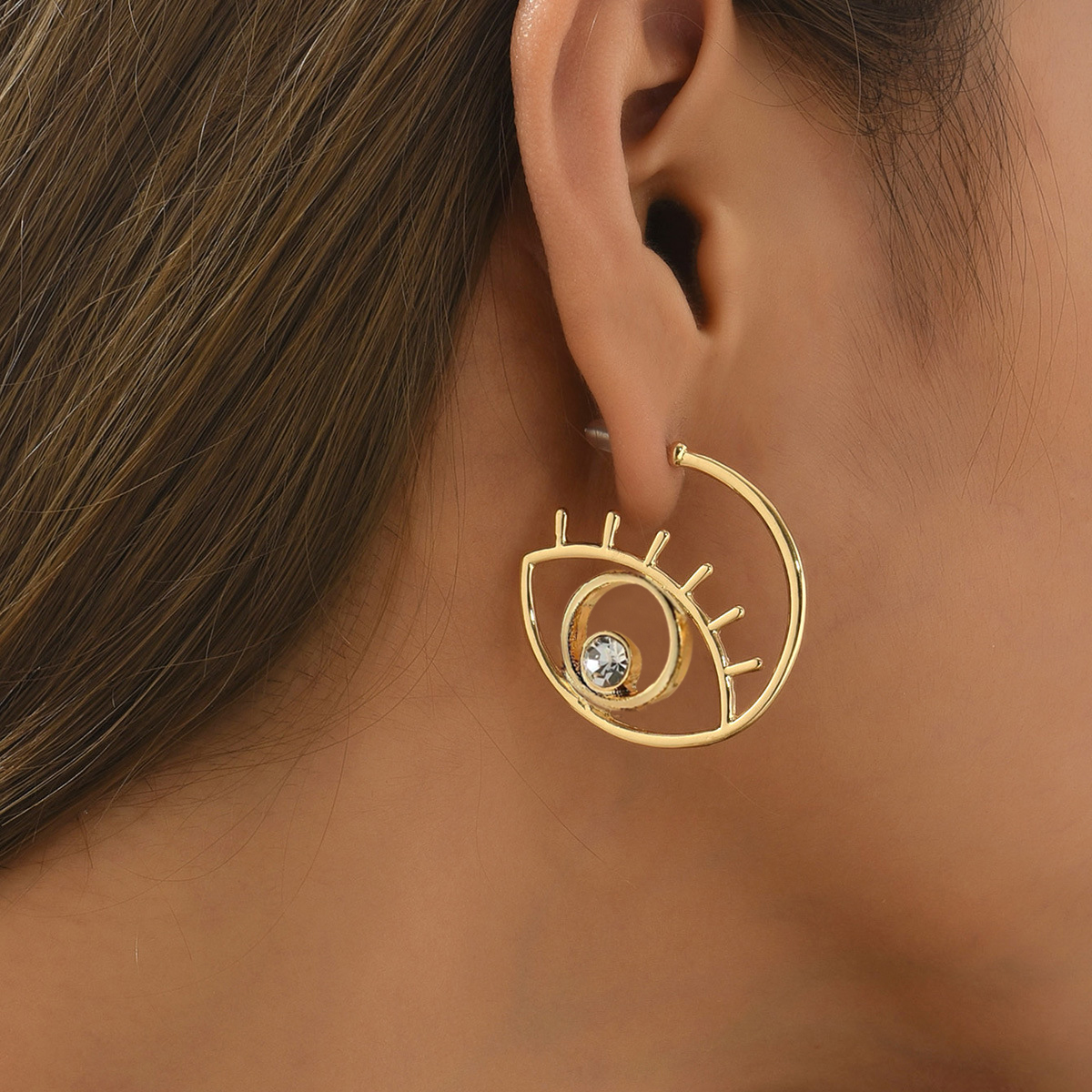 Fashionable Exaggerated Earrings for Women - Versatile European American Style, Trendy 2025 Accessory