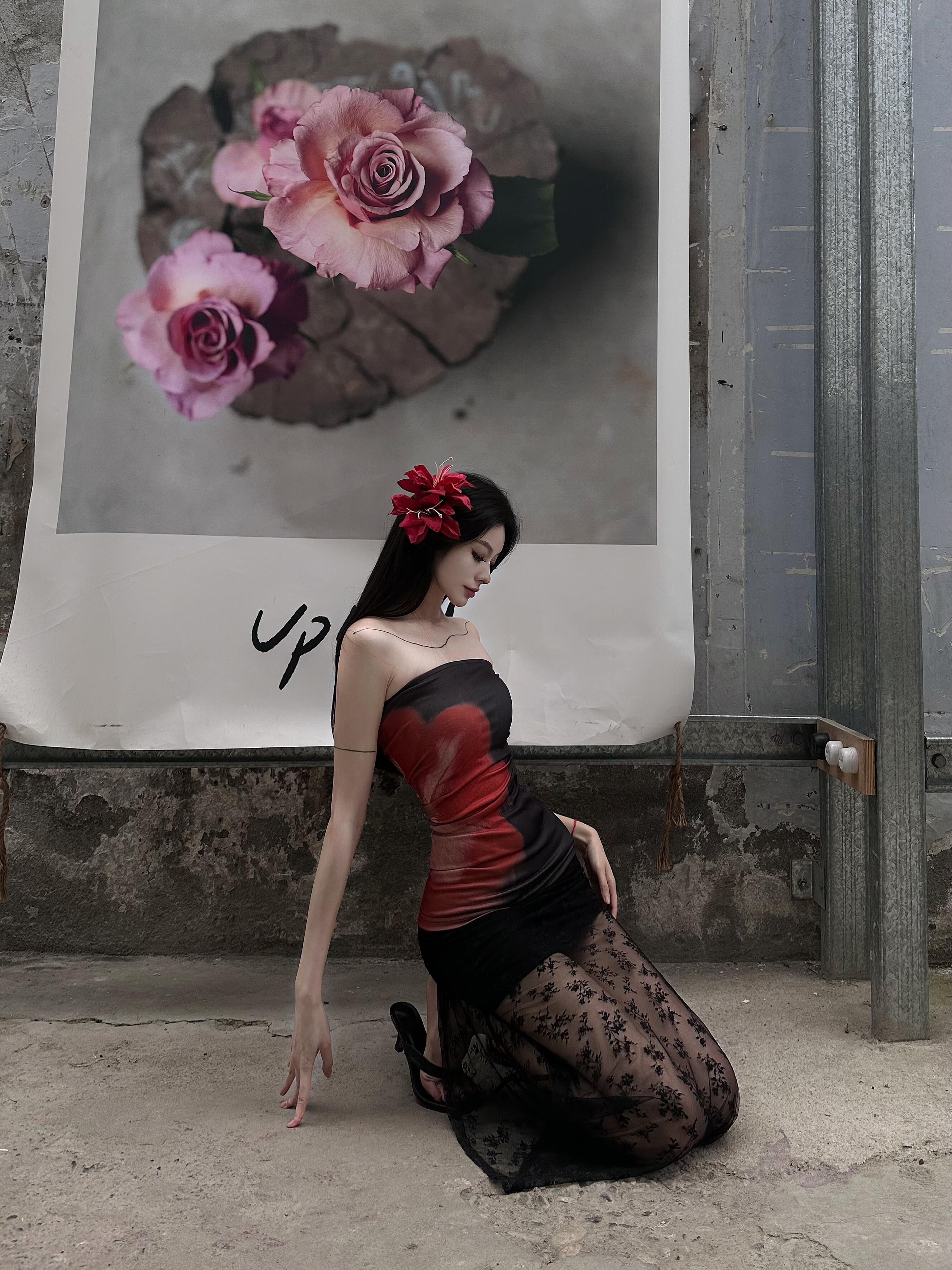 Floral Print Strapless Camisole Top for Women - Sexy Slim Fit Vacation Style 2025 Summer Fashion