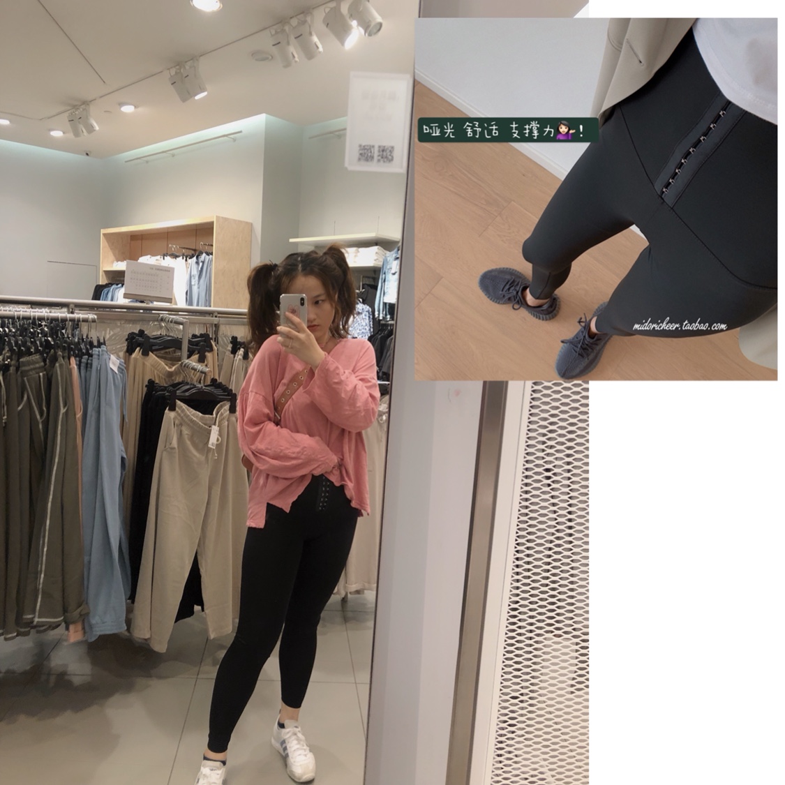 Green Second-Generation Shark Skin Yoga Pants with Waist-Cinching Slimming Effect - Ultra-Real Feedback Design for Ultimate Comfort
