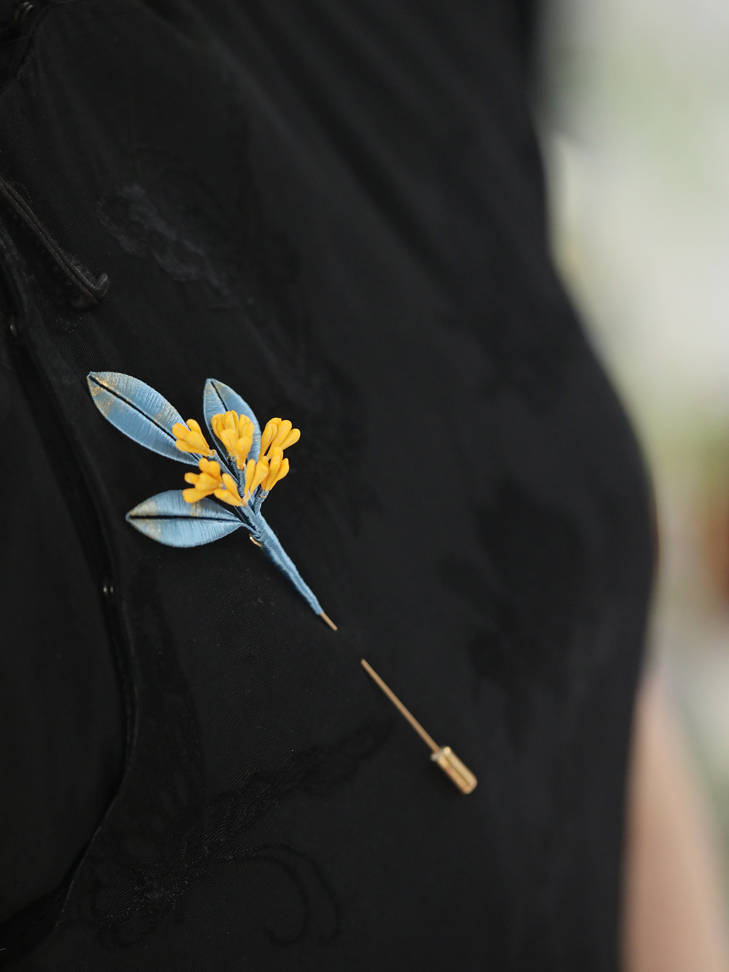 Handmade Floral Brooch for Qipao - Exquisite National Style Corsage Accessory, Elegant Classical Design