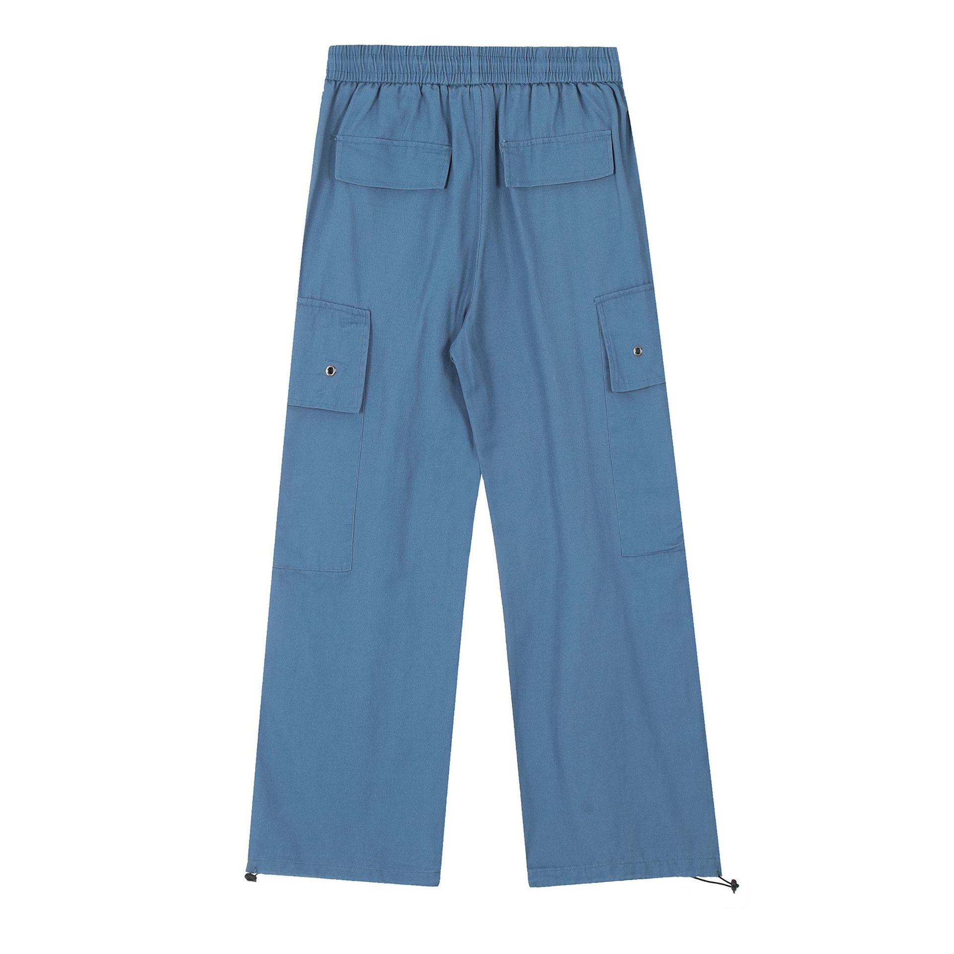 High Waist Loose Straight Jazz Dance Pants for Women - Casual Blue Jeans for Autumn Winter ìŠ¤íƒ€ì¼