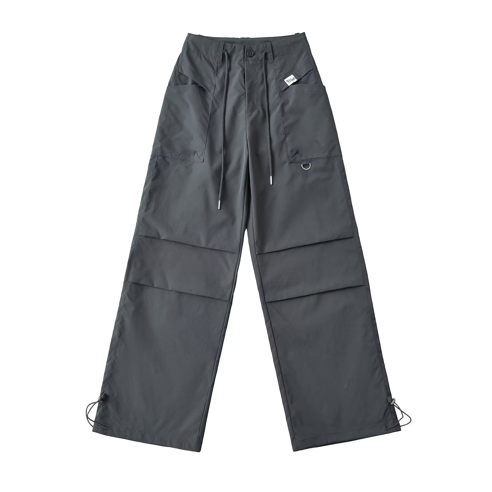 High-Waisted Straight Loose Wide-Leg Women's Work Pants - Casual Sports Style for Autumn 2025