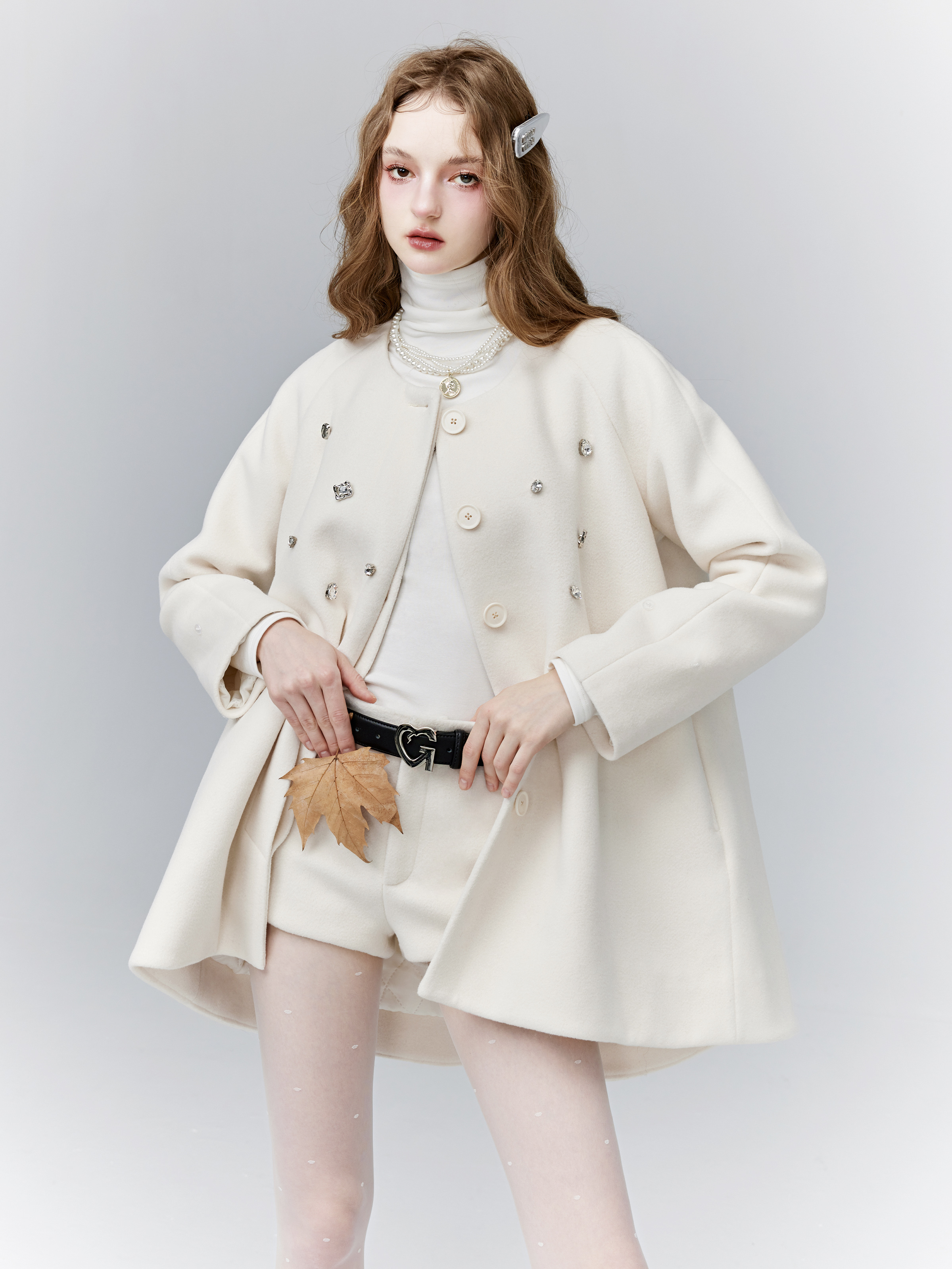Korean Comic Senior Sister Woolen Shorts - Versatile Hot Pants for Spring Summer Casual Style - Trendy Hot Girl Fashion