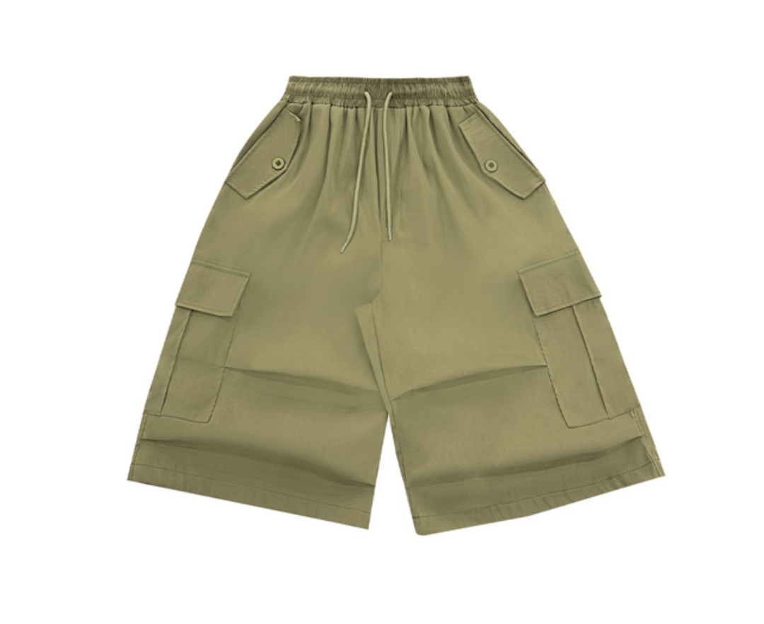 Korean Style Color-Block Letter Print Short Sleeve T-Shirt & Elastic Waist Seven-Point Shorts Set for Summer Casual Workwear
