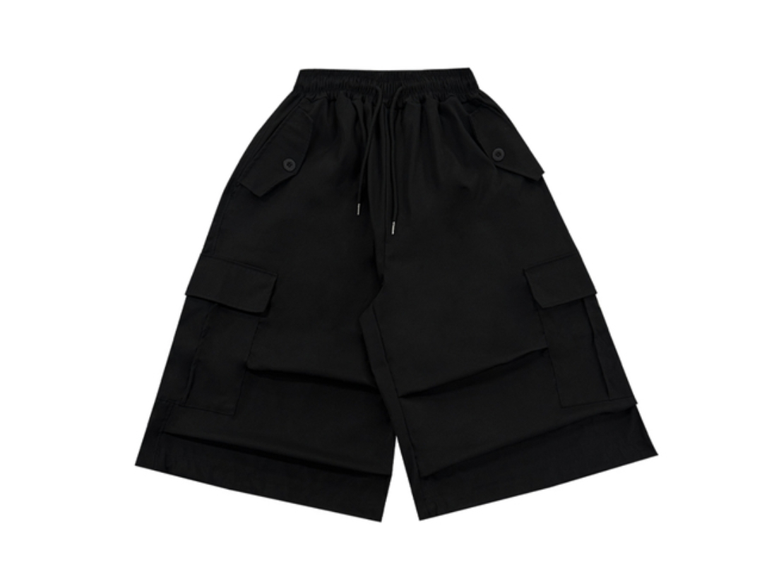 Korean Style Color-Block Letter Print Short Sleeve T-Shirt & Elastic Waist Seven-Point Shorts Set for Summer Casual Workwear