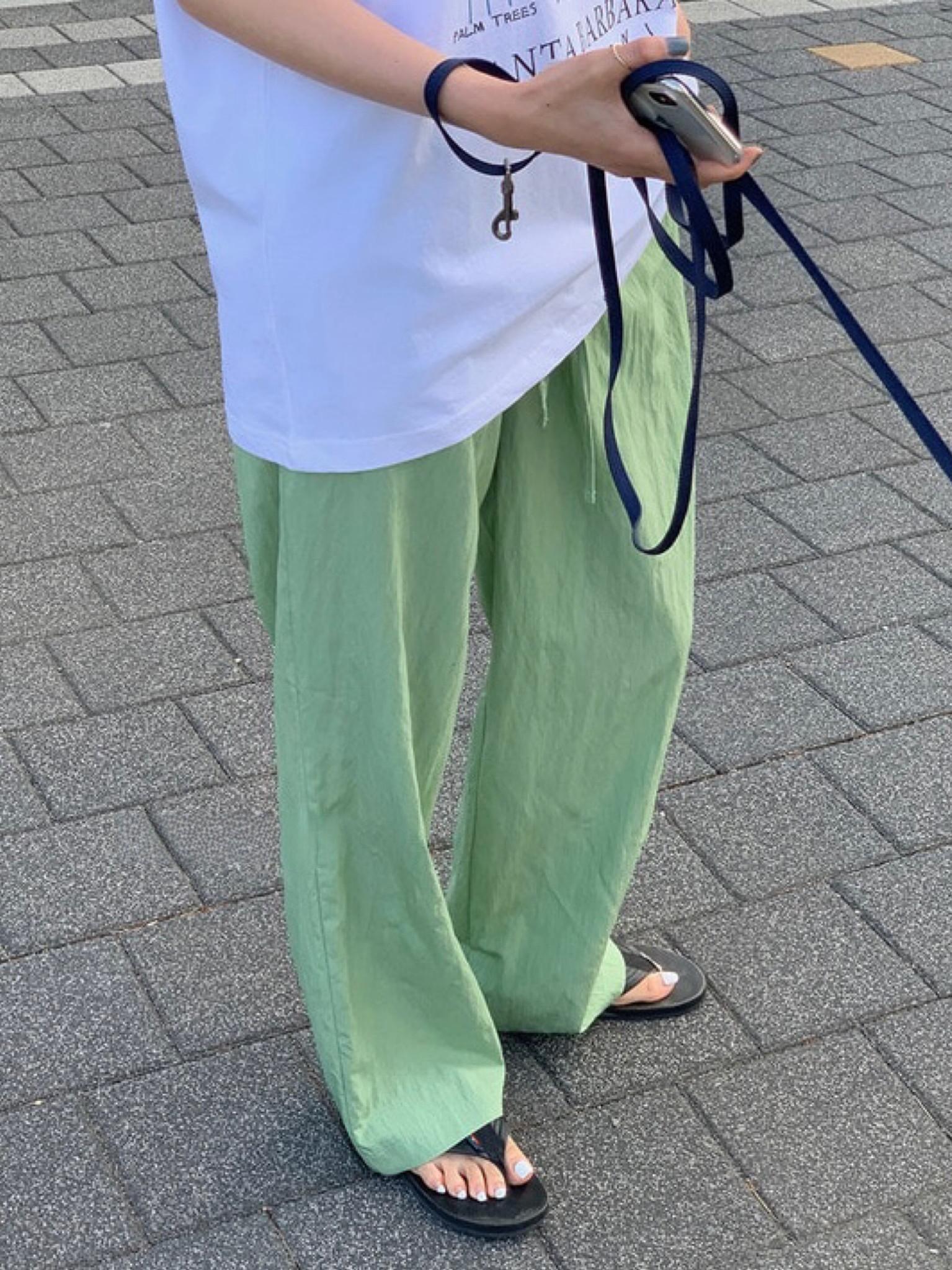 Korean Style Retro Cream Color Casual Pants - Unique Slimming Loose Lightweight Design for Versatile Everyday Wear