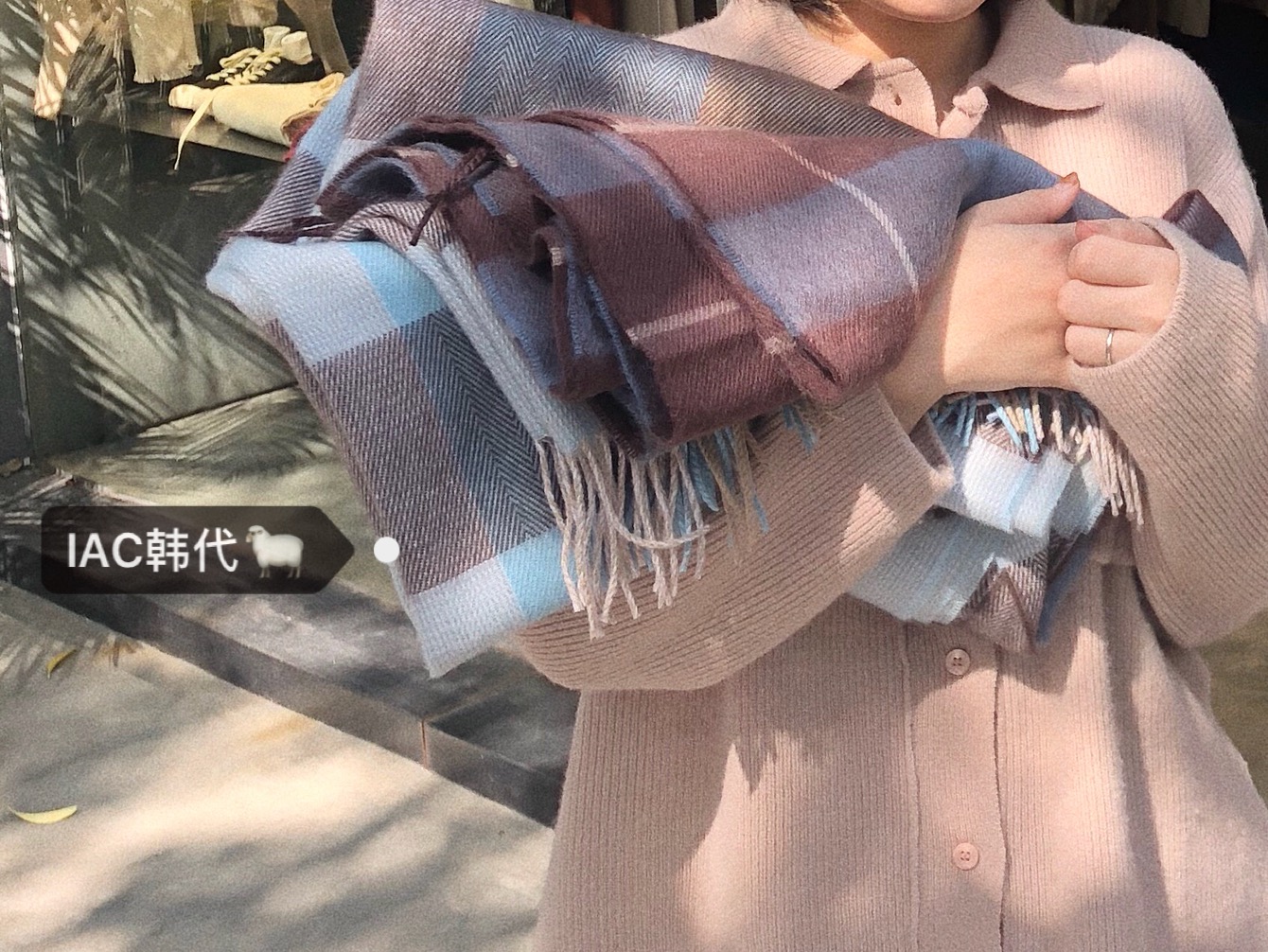 Korean Style Winter Large Faux Wool Scarf Shawl in New Colors - Cozy, Soft Knit Accessory for Cold Weather Fashion