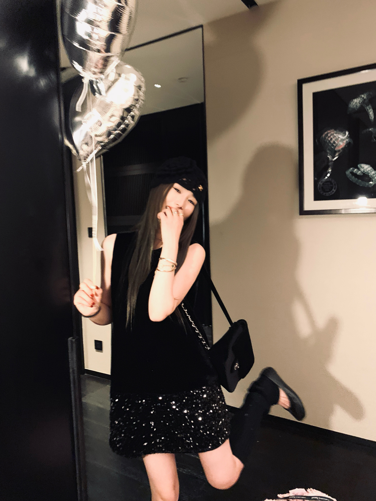 Luxurious Velvet Straight Skirt with Sequin Embroidered Vest Dress for Girls - Chic Rich Girl Style, Perfect for 90s and Y2K Fashion