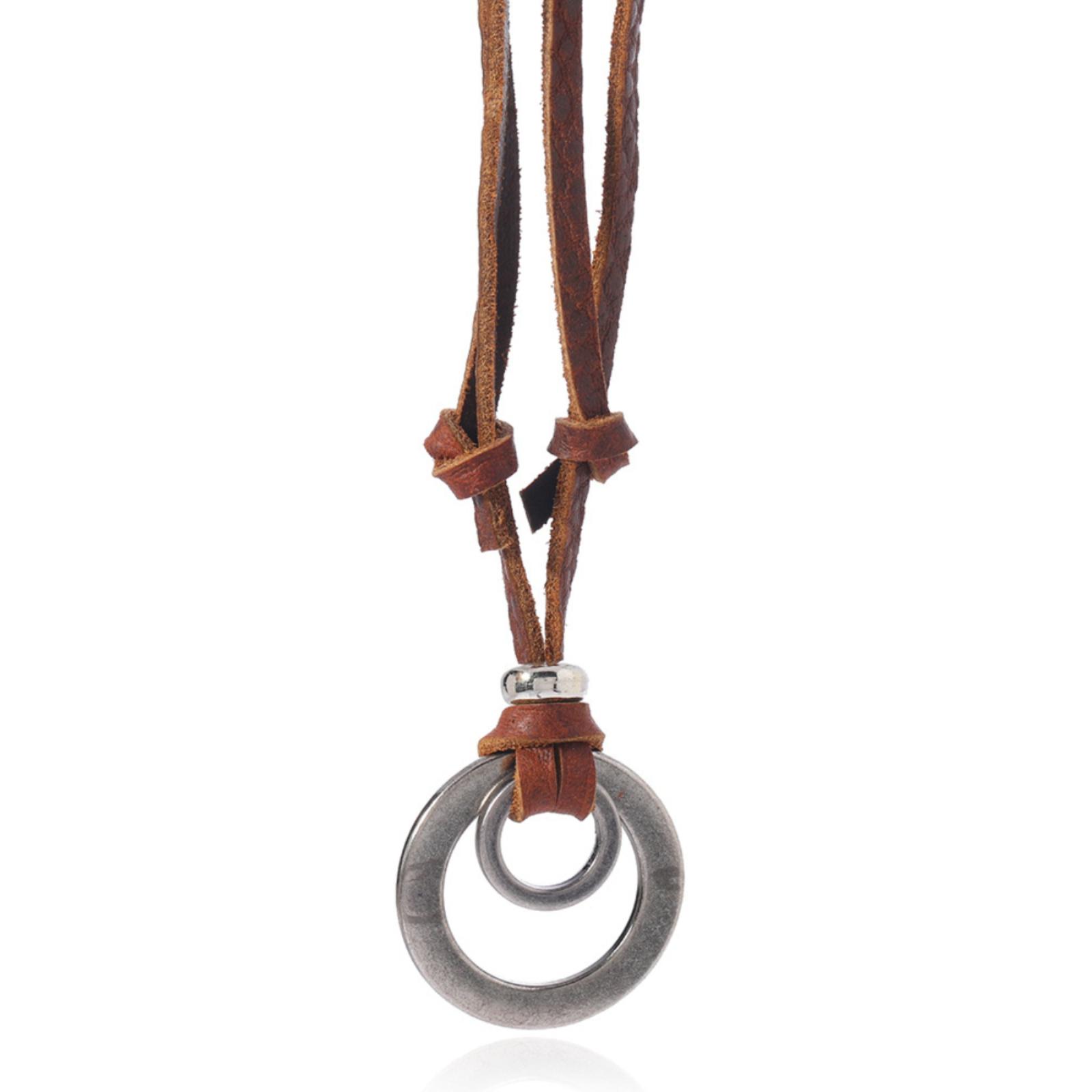Minimalist Retro Leather Necklace for Unique Style â€“ Versatile Fashion Accessory, Perfect for 90s and Y2K Looks