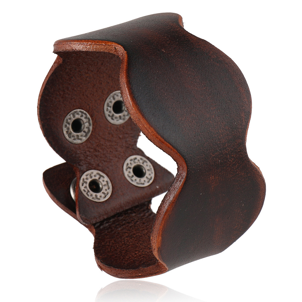 Minimalist Vintage Leather Bracelet - Creative Fashion Accessory for Stylish Looks