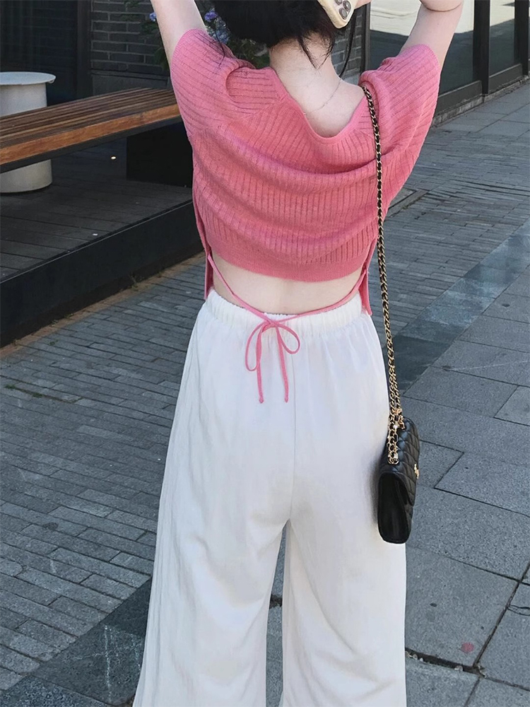 Plus Size Women's 2025 Summer High Waist Slim Straight Leg Pants - Casual Loose Wide Leg Floor-Length Trousers