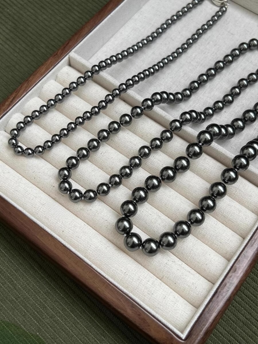 S925 Silver Ingots Buckle Pearl Necklace - Light Luxury Versatile Collarbone Chain for Elegant Styling