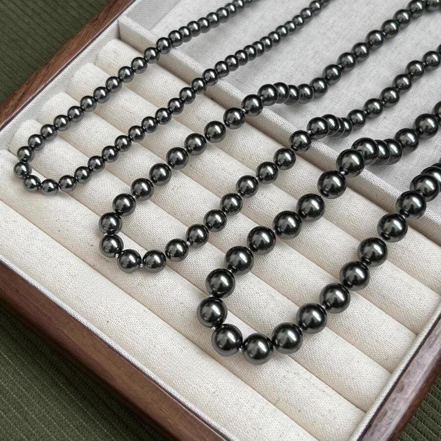 S925 Silver Ingots Buckle Pearl Necklace - Light Luxury Versatile Collarbone Chain for Elegant Styling