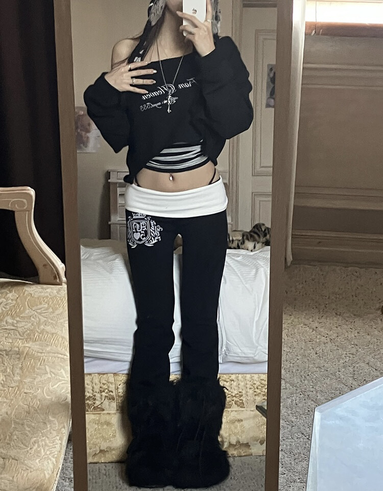 Slightly Spicy Slim Fit Casual Long Pants - 2025 Autumn/Winter Korean Style Hot Girl Fashion