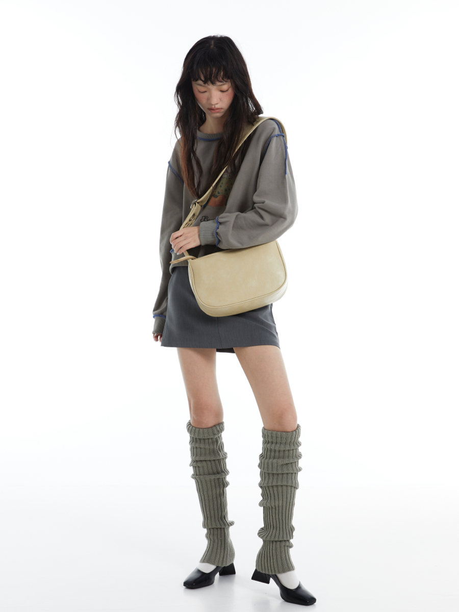 Soft Motorcycle Square Bag with Knock Knock Hole Design â€“ Trendy Bunbun Bag, Y2K Style, Perfect for Everyday Use