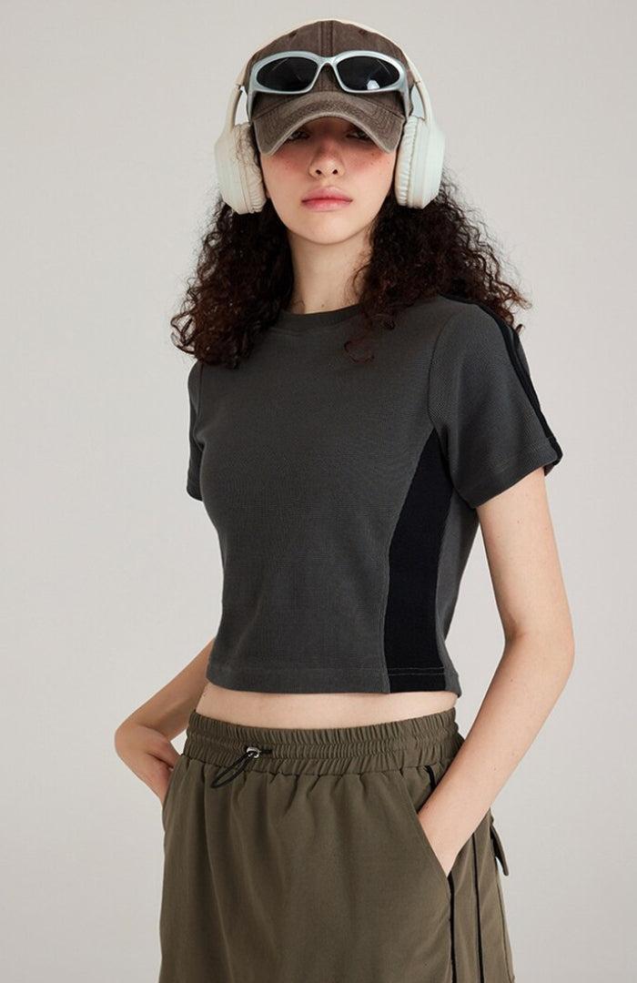 Stylish Work Outfits, Outfit Summer Ideas Basic Cropped Tee