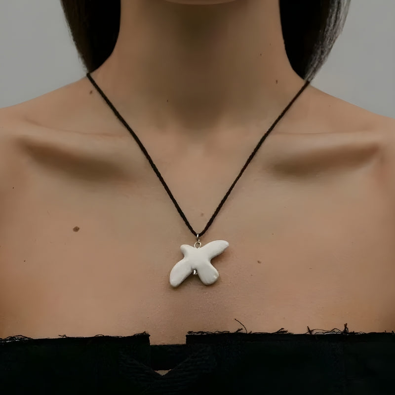 Stylish Work Outfits, Outfit Summer Ideas Bird Necklace & Earrings Set
