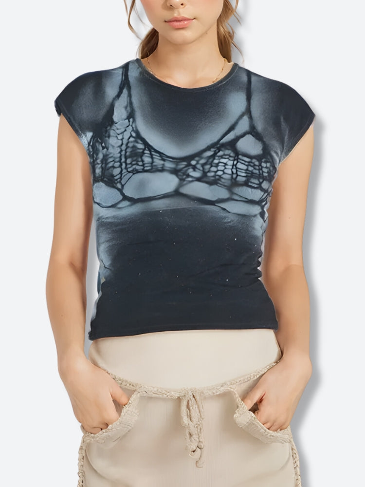 Stylish Work Outfits, Outfit Summer Ideas Bra Printed Tee