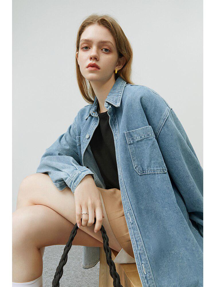 Stylish Work Outfits, Outfit Summer Ideas Casual Denim Shirt